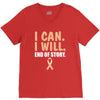 I Can I Will End Of The Story V-Neck Tee