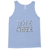 love cheer gold mixed media Tank Top