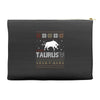 santa taurus christmas ugly t shirts Accessory Pouches