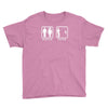 fishing   problem solved mens funny Youth Tee