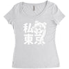 i heart tokyo Women's Triblend Scoop T-shirt