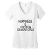 coffee and gilmore girls Women's V-Neck T-Shirt