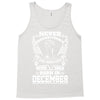 Never Underestimate Dog Rescuer Who Was Born December Tank Top