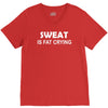 sweat is fat crying V-Neck Tee