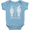 restroom for the recently deceased Baby Onesie