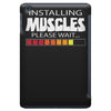 musculs installing iPad Mini