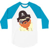 pug in a crew 3/4 Sleeve Shirt