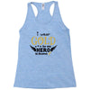 I Wear Gold For My Hero In Haven Racerback Tank