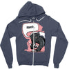 meh says honey badger Zipper Hoodie