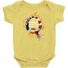 American Flag Q Fire Baby Bodysuit