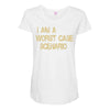 worst case scenario best trending Maternity Scoop Neck T-shirt