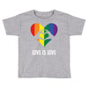 Love is Love Heart Toddler T-shirt