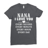 I Love You Nana Ladies Fitted T-Shirt