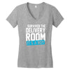 survived the delivery room it's a boy Women's V-Neck T-Shirt