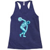 astronaut discus throwing Racerback Tank