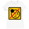 not the face Ladies Fitted T-Shirt