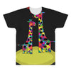 Giraffe Couple T shirts All Over Men's T-shirt
