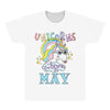 unicorns are born in may cute unicorn All Over Men's T-shirt