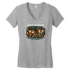where the halflings are Women's V-Neck T-Shirt