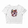 wicked jester skull Crop Top