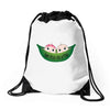 Two Peas In a Pod Twin Babies Drawstring Bags
