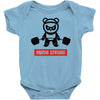panda strong Baby Onesie
