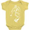 undefeated stencil football Baby Onesie