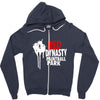 RED PAINBALL Zipper Hoodie