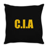 cia  funny  fashion fbi feds joke fancy dress Throw Pillow