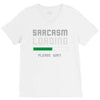 sarcasm loading funny joke V-Neck Tee