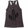 minimalistic cactus Racerback Tank