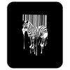 banksy street art zebra bar code Mousepad
