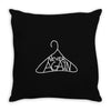 never again Throw Pillow