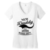 New Daddy 2018 Rokie Dept. Women's V-Neck T-Shirt