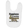 happiness is watching gilmore girls Baby Bibs