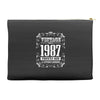 vintage made in 1987 perfectly aged a living legend Accessory Pouches
