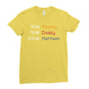 mommy daddy harrison baby name Ladies Fitted T-Shirt