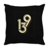 number of 139 Throw Pillow