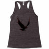 black raven with red eye Racerback Tank