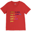 I miss you my heart is empaty wİthout you (2) V-Neck Tee