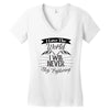 i love the world i will never stop exploring Women's V-Neck T-Shirt