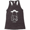ufo zone 2 Racerback Tank