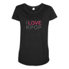 love pop Maternity Scoop Neck T-shirt