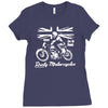rusty motorcycles Ladies Fitted T-Shirt