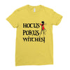 hokus pokus witches Ladies Fitted T-Shirt