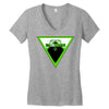 BACK TO DOWN Women's V-Neck T-Shirt