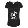 music3 Maternity Scoop Neck T-shirt