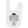 queens are born in july (2) Baby Bibs