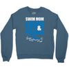 swim mom loud and proud sports athlete athletic Crewneck Sweatshirt