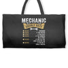 Mechanic Hourly Rate Weekender Totes
